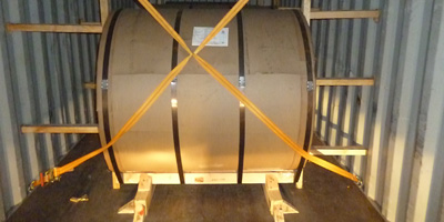 aluminum coil container load